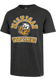 47 Michigan Wolverines Charcoal Comeback Short Sleeve Fashion T Shirt