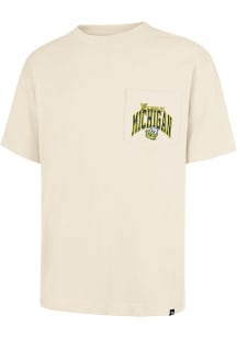 47 Michigan Wolverines White Foundation Pocket Tee Short Sleeve Fashion T Shirt