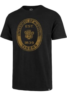 47 Missouri Tigers Black Boot Path Ravine Scrum Short Sleeve Fashion T Shirt