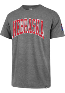 47 Nebraska Cornhuskers Grey Ace Fieldhouse Short Sleeve Fashion T Shirt