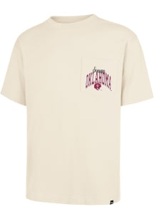 47 Oklahoma Sooners White Foundation Pocket Tee Short Sleeve Fashion T Shirt