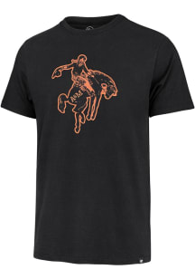 47 Oklahoma State Cowboys Black Knockout Fieldhouse Short Sleeve Fashion T Shirt