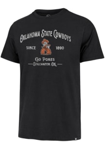 47 Oklahoma State Cowboys Black Whitlock Franklin Short Sleeve Fashion T Shirt