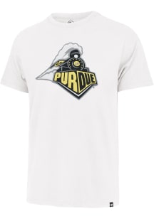 47 Purdue Boilermakers White Knockout Fieldhouse Short Sleeve Fashion T Shirt