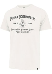 47 Purdue Boilermakers Tan Whitlock Franklin Short Sleeve Fashion T Shirt