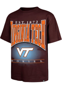 47 Virginia Tech Hokies Maroon Hot Corner Short Sleeve Fashion T Shirt
