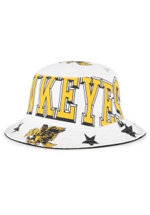 47 Iowa Hawkeyes White ENERGIZE BUCKET Mens Bucket Hat