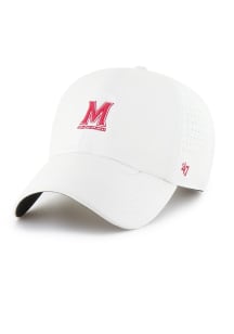47 Maryland Terrapins Flow Clean Up Adjustable Hat - White