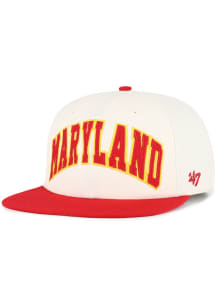 47 Maryland Terrapins Tan Off Hand Captain Mens Snapback Hat