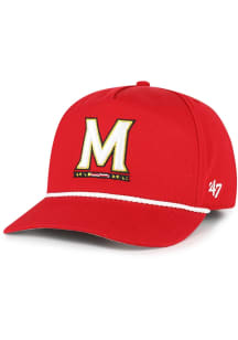 47 Maryland Terrapins Rope Hitch Adjustable Hat - Red
