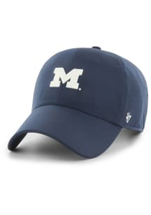 47 Michigan Wolverines Flow Clean Up Adjustable Hat - Blue