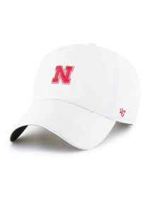 47 Nebraska Cornhuskers Flow Clean Up Adjustable Hat - White