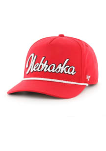 47 Nebraska Cornhuskers Overhand Hitch Adjustable Hat - Red