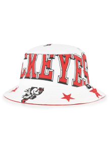 47 Ohio State Buckeyes White ENERGIZE BUCKET Mens Bucket Hat