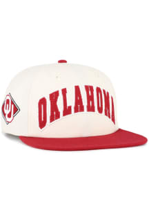 47 Oklahoma Sooners Tan Off Hand Captain Mens Snapback Hat