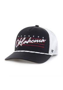47 Oklahoma Sooners Downburst Mesh Hitch Adjustable Hat - Black