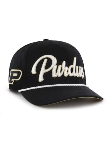 47 Purdue Boilermakers Overhand Hitch Adjustable Hat - Black