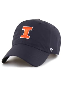 47 Illinois Fighting Illini brrr Clean Up Adjustable Hat - Navy Blue