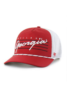 47 Georgia Bulldogs Downburst Mesh Hitch Adjustable Hat - Red
