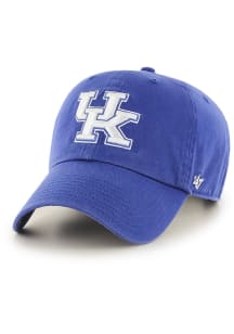 47 Kentucky Wildcats Logo Clean Up Adjustable Hat - Blue