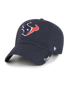 47 Houston Texans Navy Blue Miata Clean Up Womens Adjustable Hat