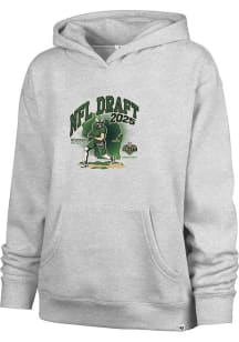 47 Green Bay Packers Womens Grey NAOMI Hooded Sweatshirt