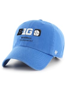 47 Big Ten 2025 Big Ten Baseball Tournament Clean Up Adjustable Hat - Blue