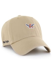 47 Auburn Tigers Micro Patch 47 Clean Up Adjustable Hat - Tan