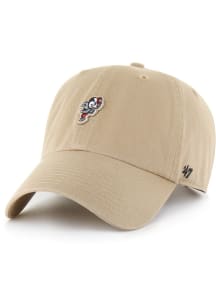 47 Ohio State Buckeyes Micro Patch 47 Clean Up Adjustable Hat - Tan