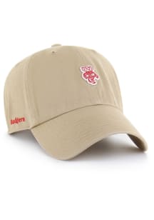47 Wisconsin Badgers Micro Patch 47 Clean Up Adjustable Hat - Tan