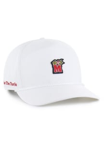 47 Maryland Terrapins Micro Patch 47 Hitch Adjustable Hat - White