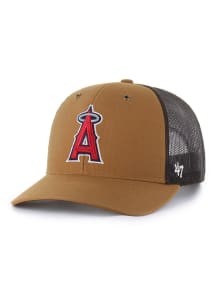 47 Los Angeles Angels Carhartt Trucker Adjustable Hat - Brown