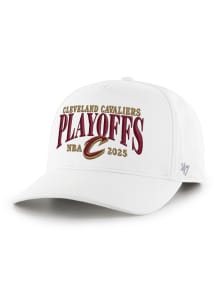 47 Cleveland Cavaliers 2025 Playoffs Hitch Adjustable Hat - White