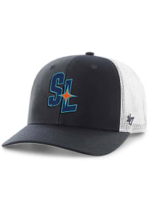 47 Sugar Land Space Cowboys Trucker Adjustable Hat - Navy Blue