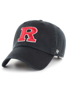 47 Rutgers Scarlet Knights Clean Up Adjustable Hat - Black