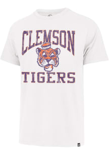 47 Clemson Tigers White Big Ups Franklin Short Sleeve Fashion T Shirt