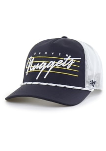 47 Denver Nuggets Downburst Mesh Hitch Adjustable Hat - Navy Blue