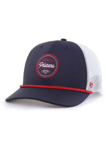 47 New Orleans Pelicans brrr Fairway Strap Trucker Adjustable Hat - Navy Blue
