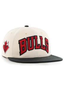 47 Chicago Bulls Ivory Off Hand Captain RL Wool Mens Snapback Hat