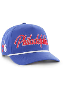 47 Philadelphia 76ers Overhand Hitch Adjustable Hat - Blue