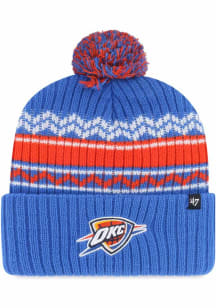 47 Oklahoma City Thunder Blue Polar Vortex Cuff Youth Knit Hat