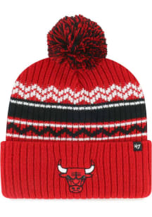47 Chicago Bulls Red Polar Vortex Cuff Youth Knit Hat
