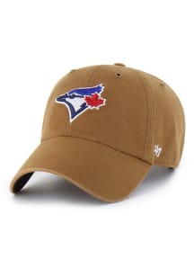 47 Toronto Blue Jays Carhartt Clean Up Adjustable Hat - Brown