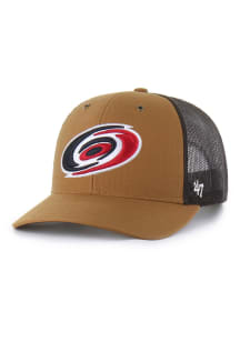 47 Carolina Hurricanes Carhartt Trucker Adjustable Hat - Brown