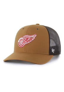 47 Detroit Red Wings Carhartt Trucker Adjustable Hat - Brown