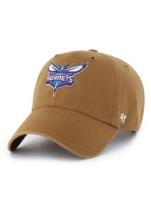 47 Charlotte Hornets Carhartt Clean Up Adjustable Hat - Brown