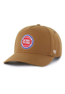 47 Detroit Pistons Carhartt Hitch Adjustable Hat - Brown