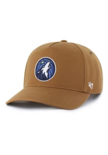47 Minnesota Timberwolves Carhartt Hitch Adjustable Hat - Brown