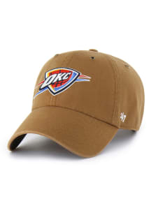 47 Oklahoma City Thunder Carhartt Clean Up Adjustable Hat - Brown
