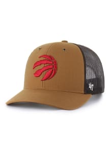 47 Toronto Raptors Carhartt Trucker Adjustable Hat - Brown